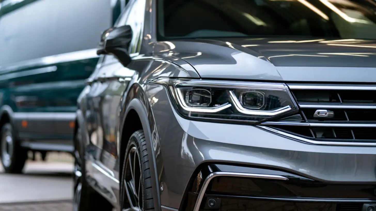 ADAS Calibration carried out by a mobile autoglass technician at a customer's driveway